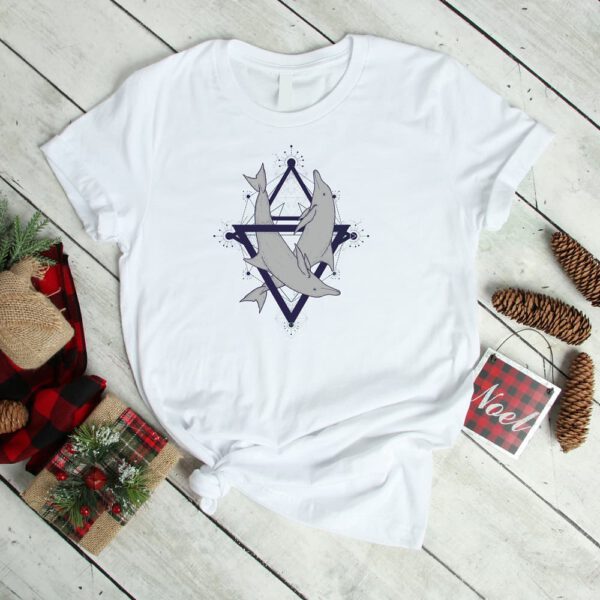Dolphin Geometric Tee
