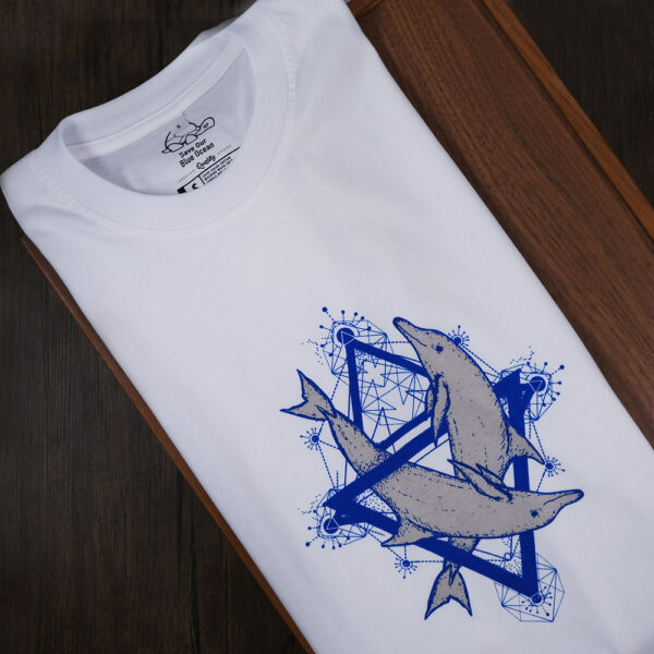 Dolphin Geometric Tee