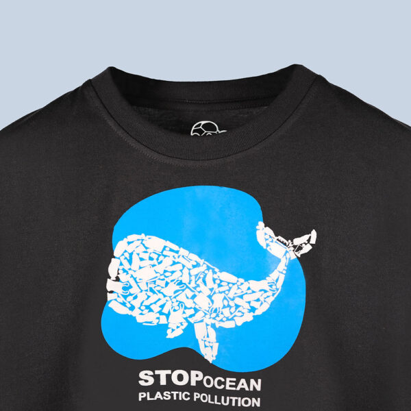 Stop Ocean Plastic Pollution Whale Tee